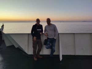 Sur le ferry